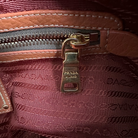 Prada Orange Leather Women's Bag - Picture 8 of 11